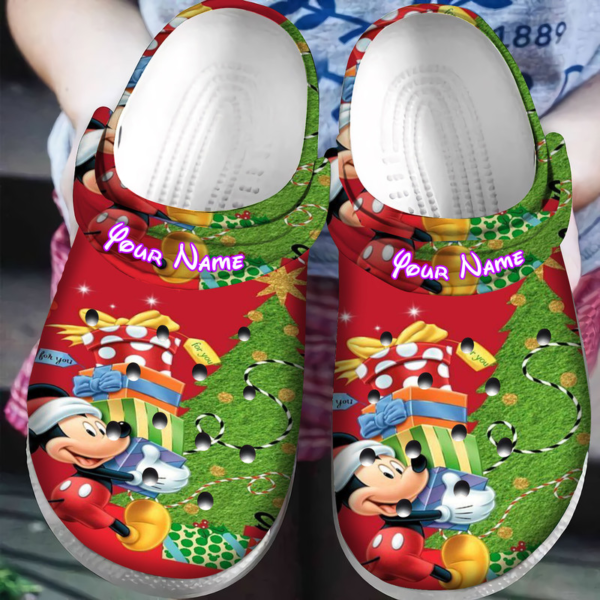 Merchidea Mickey Mouse Cartoon Crocs Crocband Clogs Shoes Comfortable For Men Women and Kids