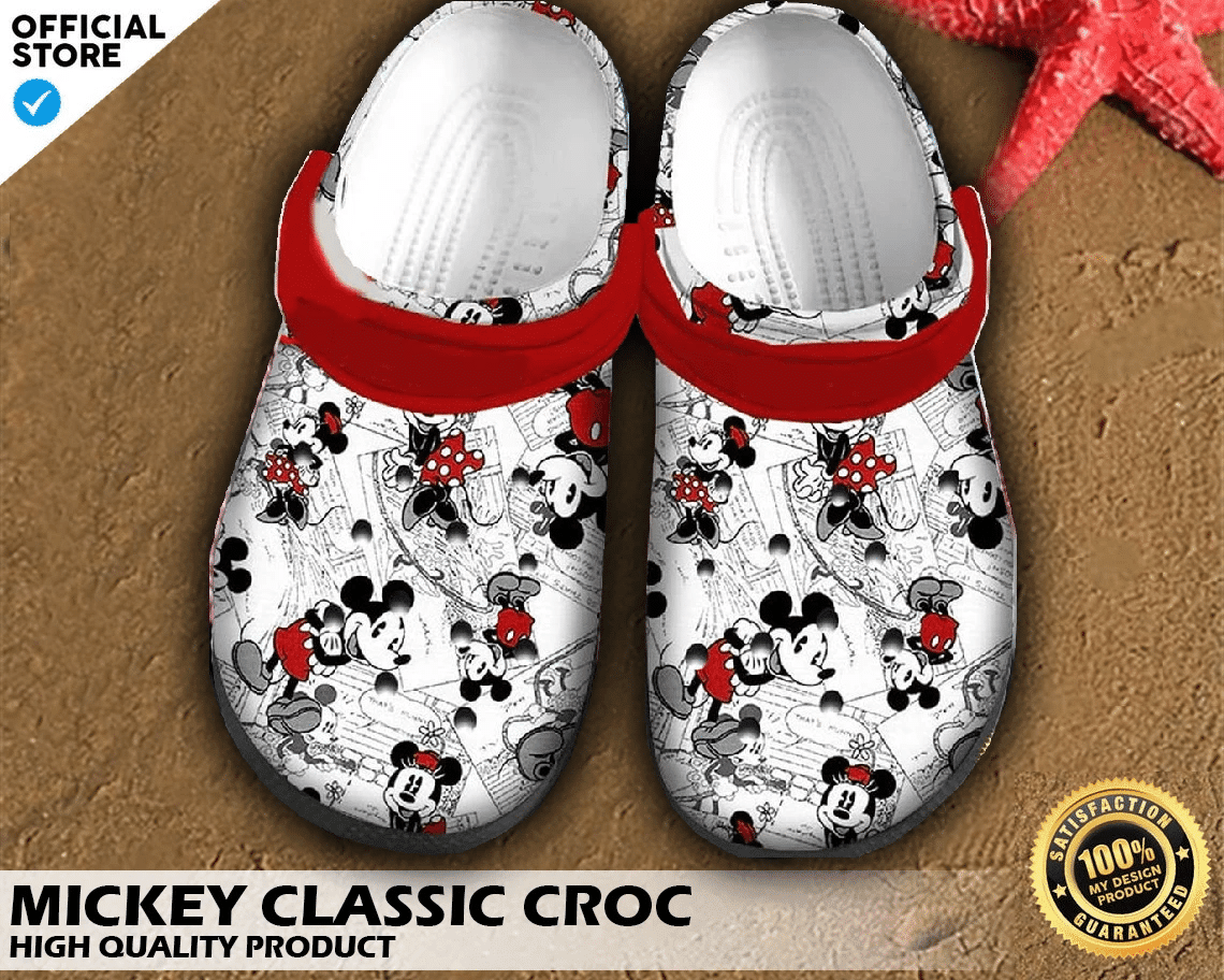 Merchidea Mickey Mouse Crocs Clog Shoes