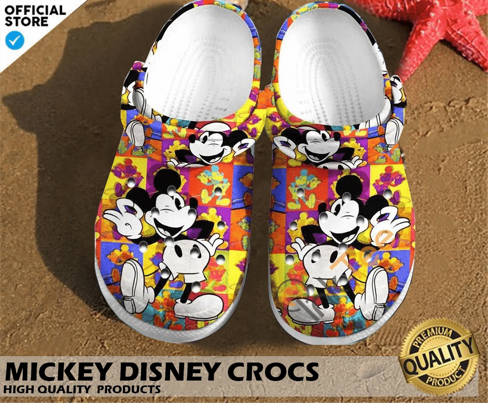 Merchidea Mickey Mouse Crocs Clog Shoes