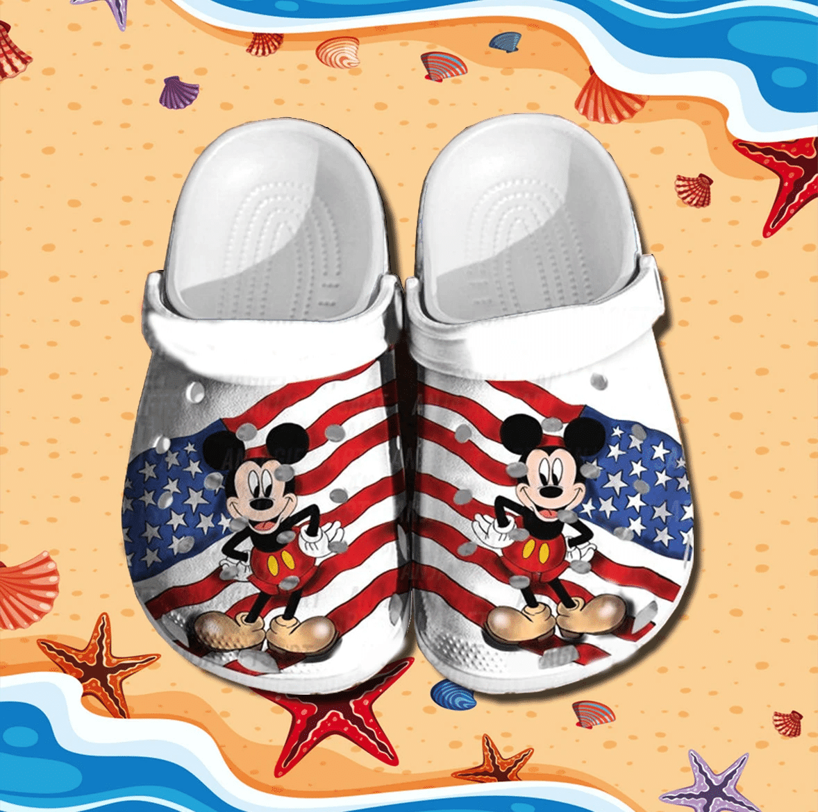 Merchidea Mickey Mouse Crocs Clog Shoes