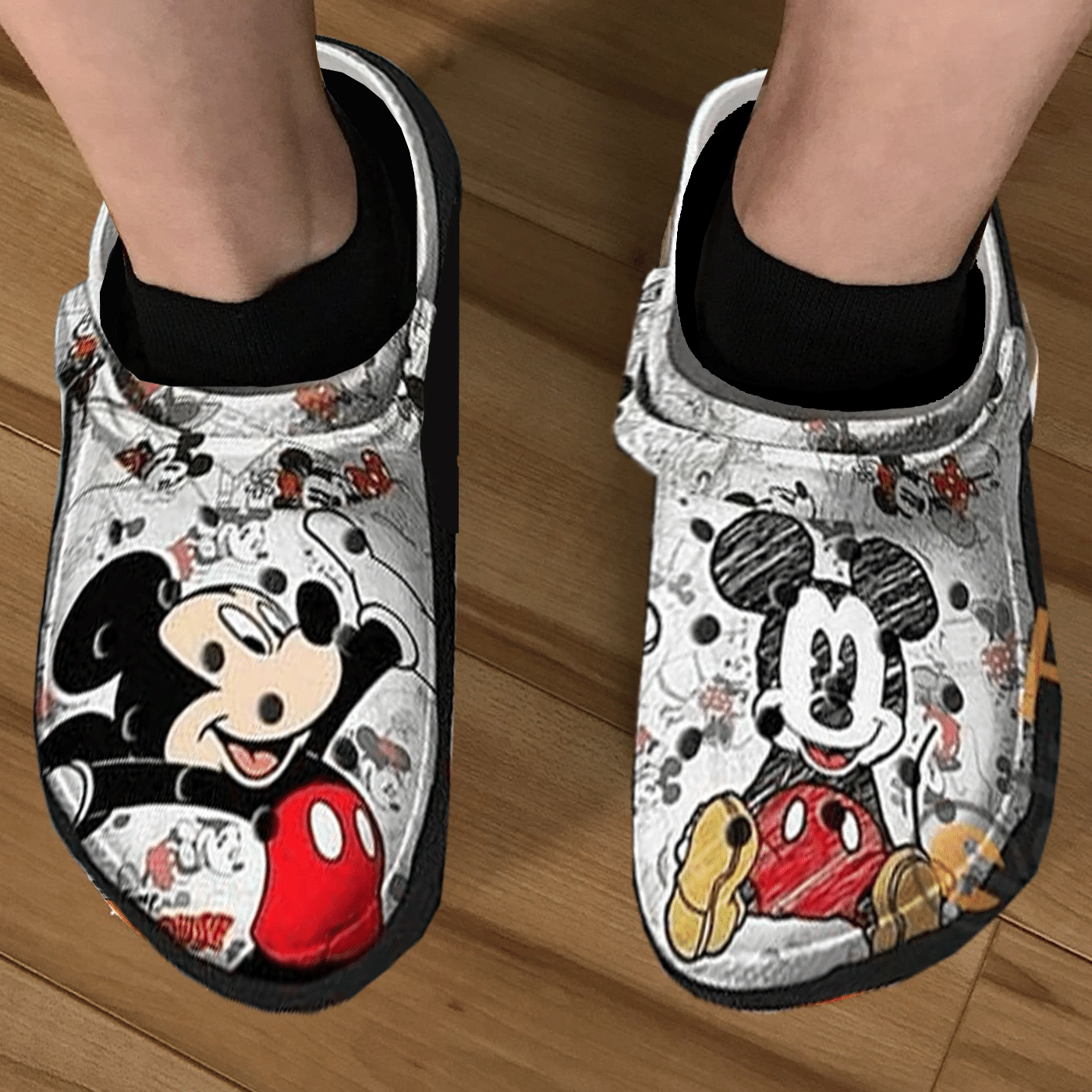 Merchidea Mickey Mouse Crocs Clog Shoes