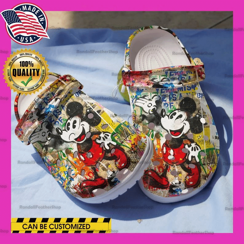 Merchidea Mickey Mouse Crocs Clog Shoes