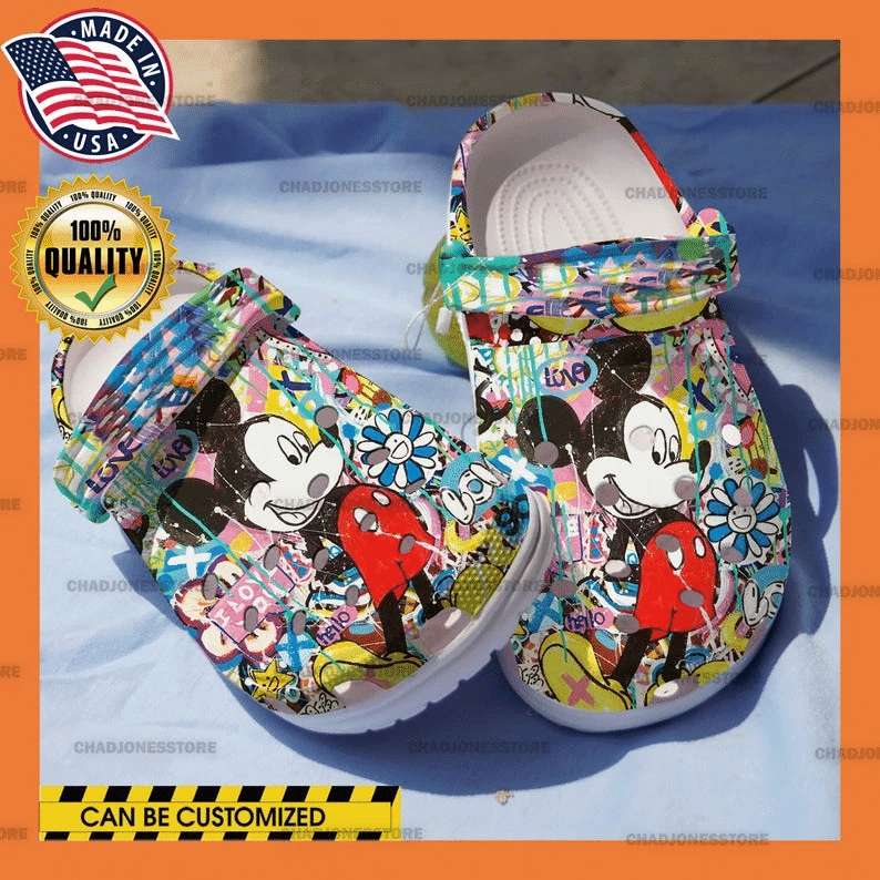 Merchidea Mickey Mouse Crocs Clog Shoes