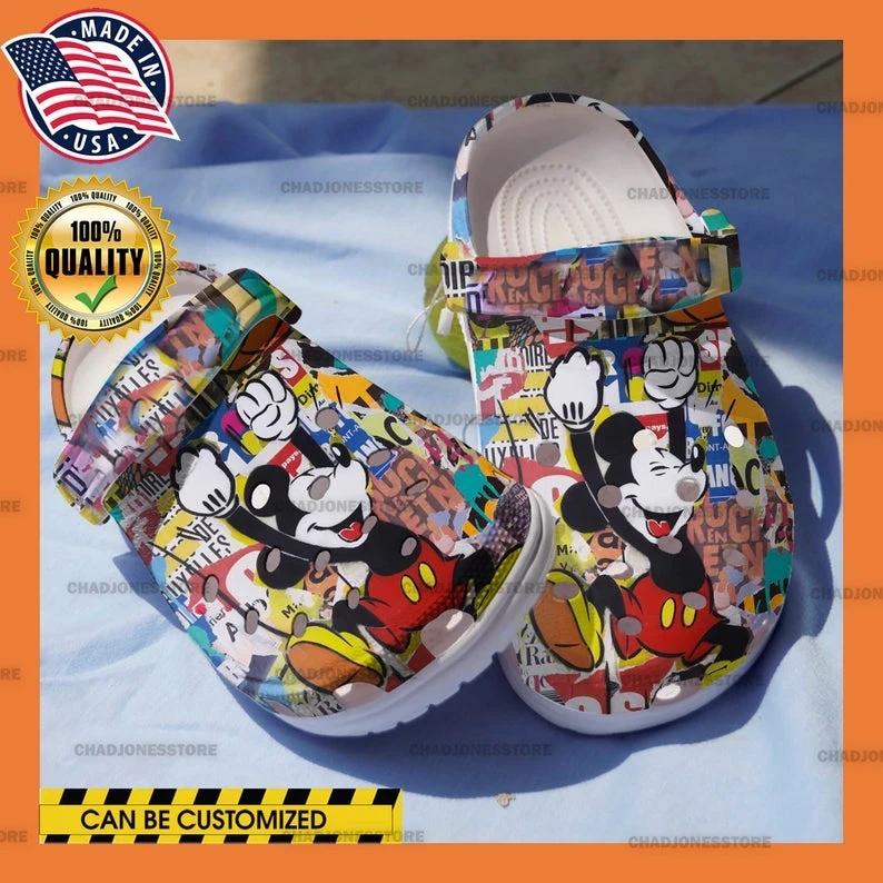 Merchidea Mickey Mouse Crocs Clog Shoes