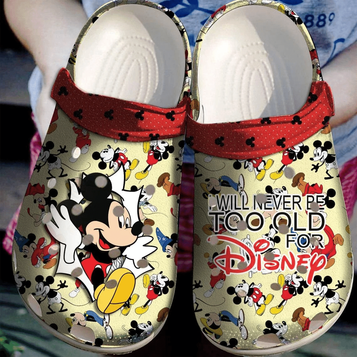 Merchidea Mickey Mouse Crocs Clog Shoes