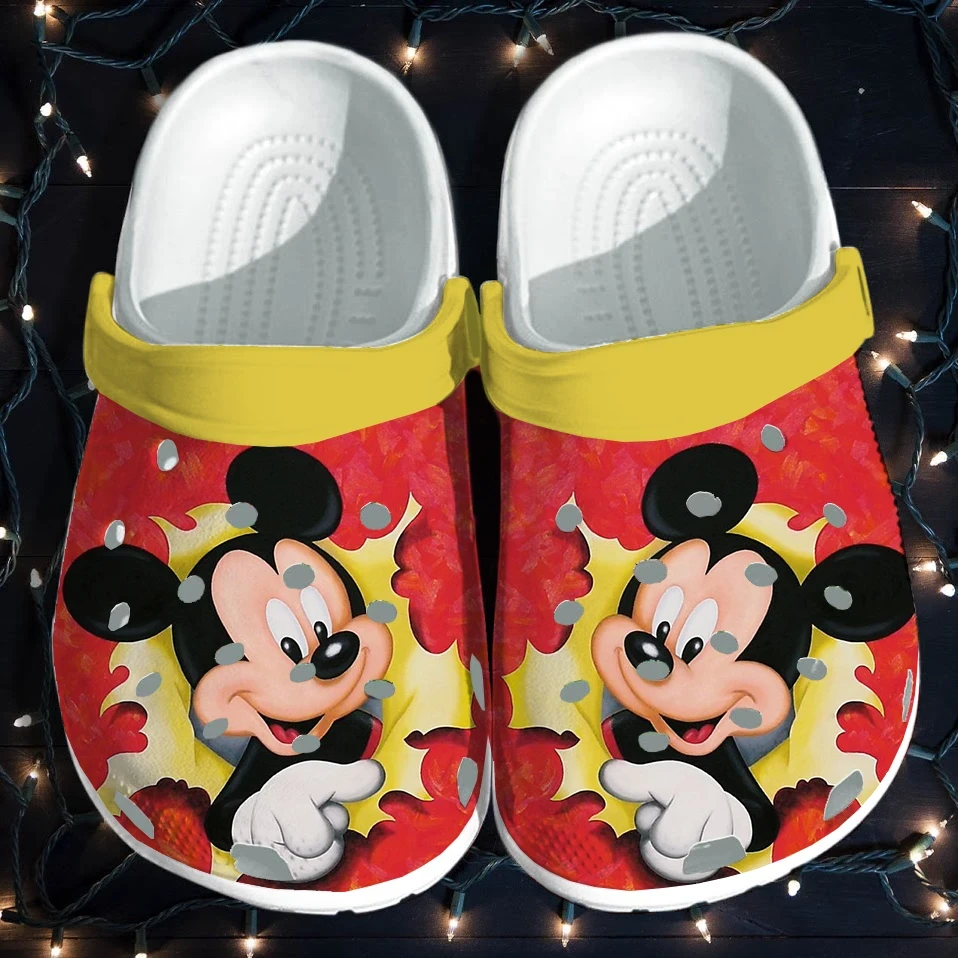 Merchidea Mickey Mouse Crocs Clog Shoes