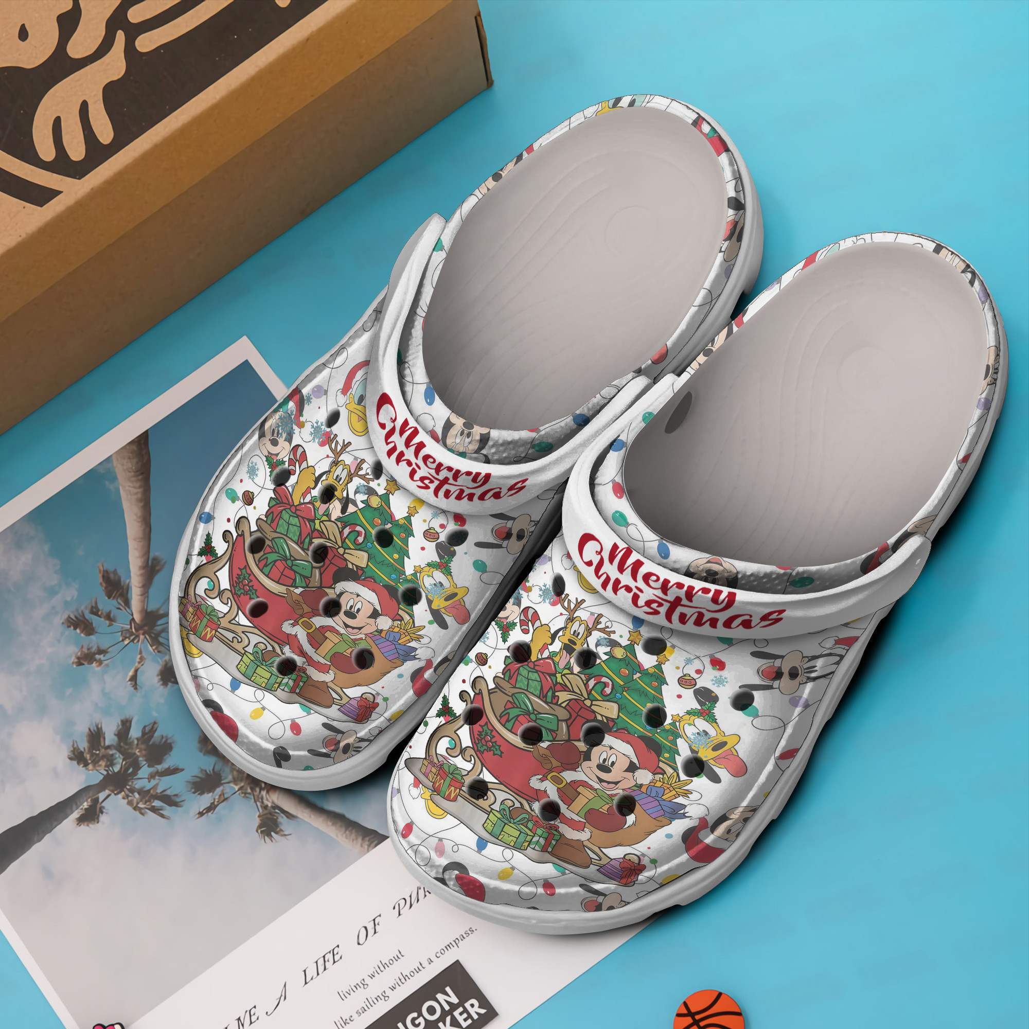 Merchidea Mickey Mouse Disney Cartoon Crocs Crocband Clogs Shoes Comfortable For Men Women and Kids