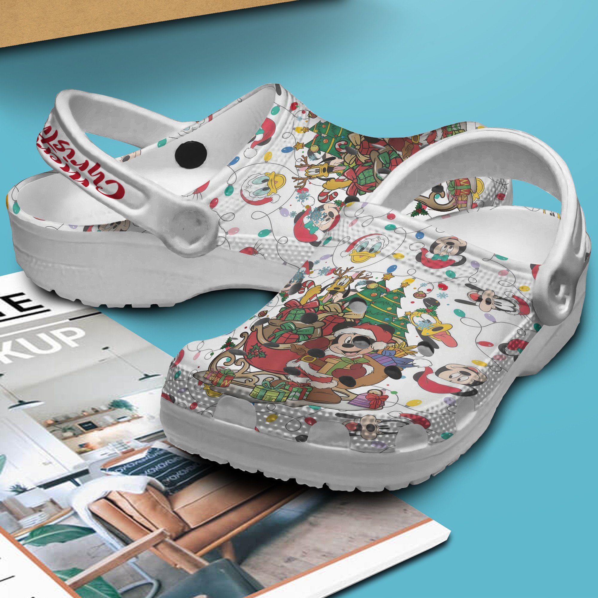 Merchidea Mickey Mouse Disney Cartoon Crocs Crocband Clogs Shoes Comfortable For Men Women and Kids