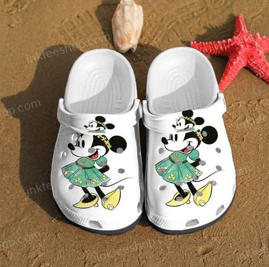 Merchidea Mickey Patrick’s Day Cartoon Crocs Crocband Shoes Clogs Custom Name For Men Women And Kids