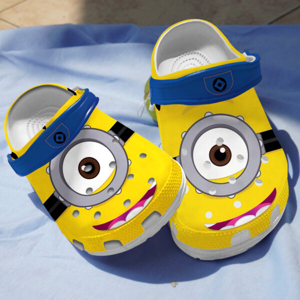 Merchidea Minions Cartoon Crocs Crocband Clogs Shoes Comfortable For Men Women and Kids