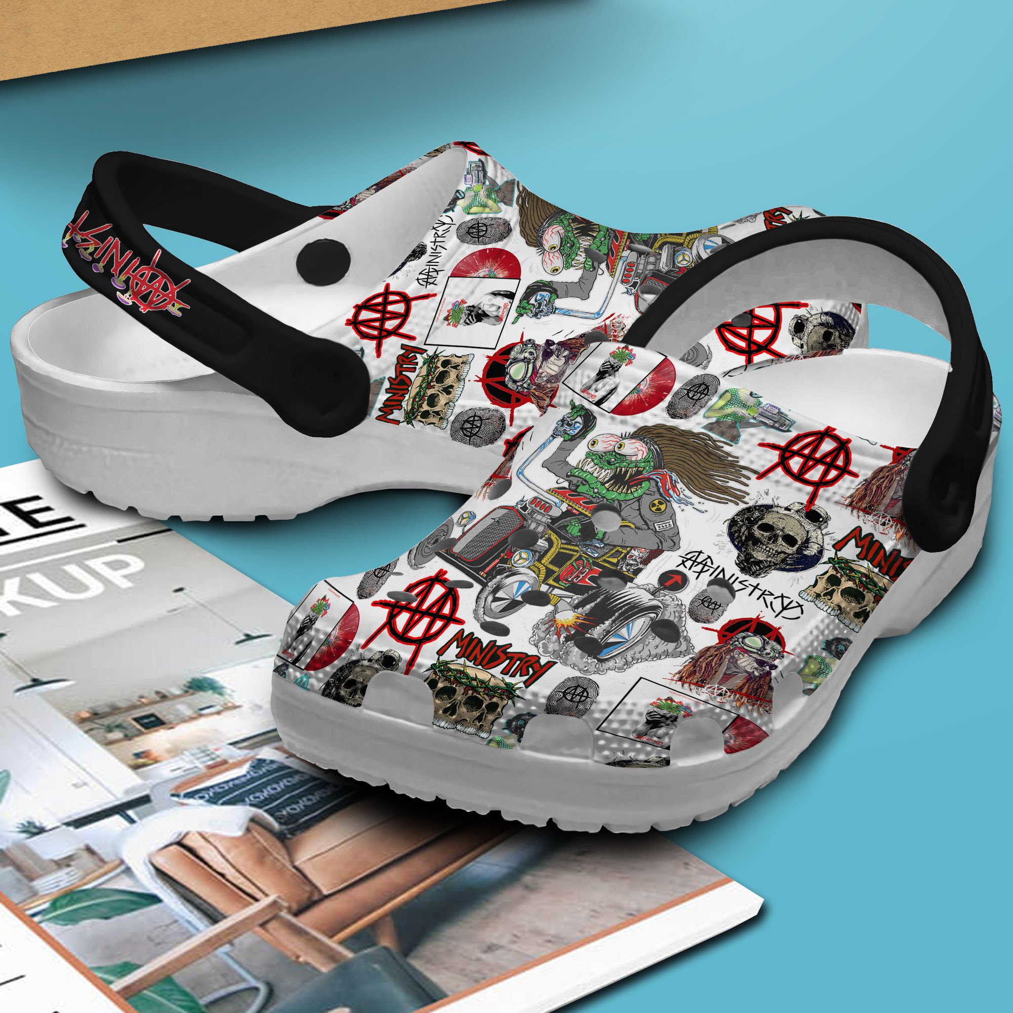 Merchidea Ministry Music Crocs Crocband Clogs Shoes Comfortable For Men Women and Kids