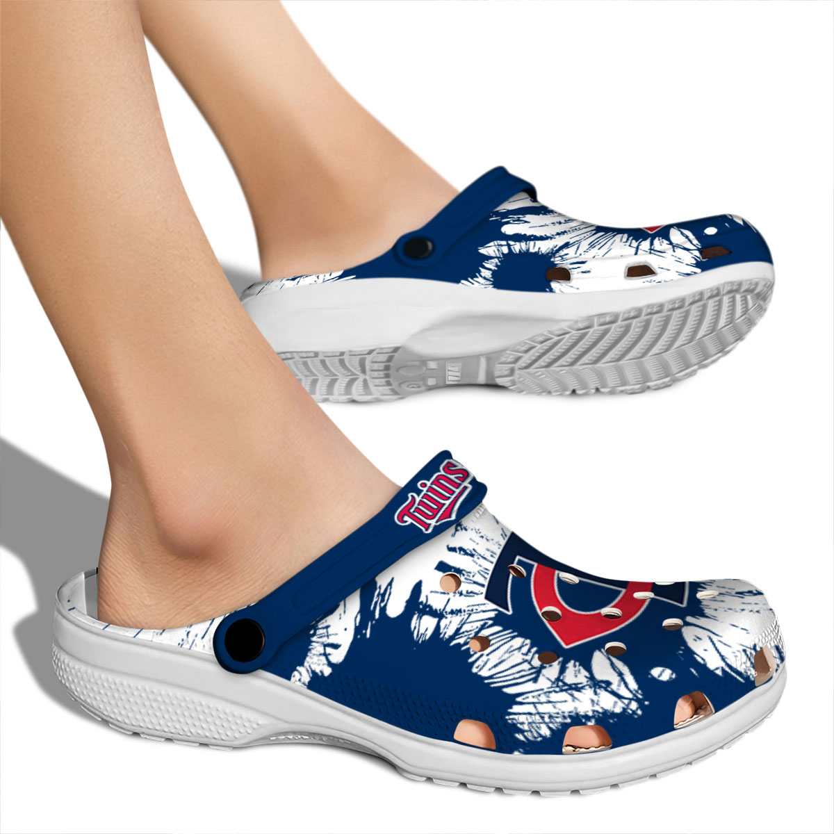 Merchidea Minnesota Twins MLB Sport Crocs Crocband Clogs Shoes Comfortable For Men Women and Kids