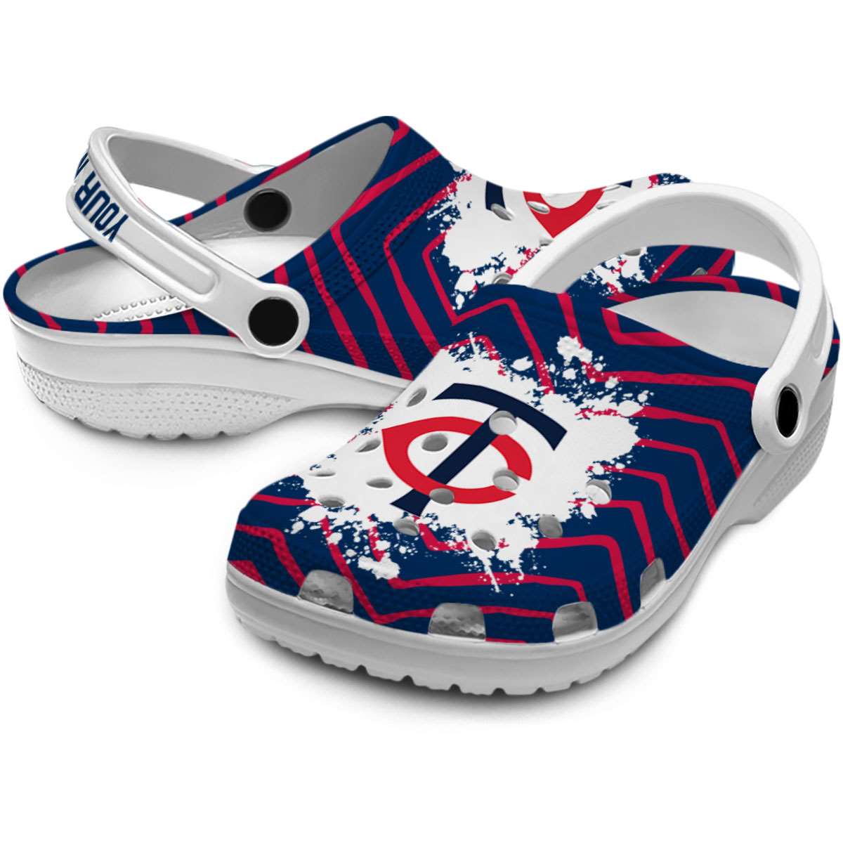 Merchidea Minnesota Twins MLB Sport Crocs Crocband Clogs Shoes Comfortable For Men Women and Kids