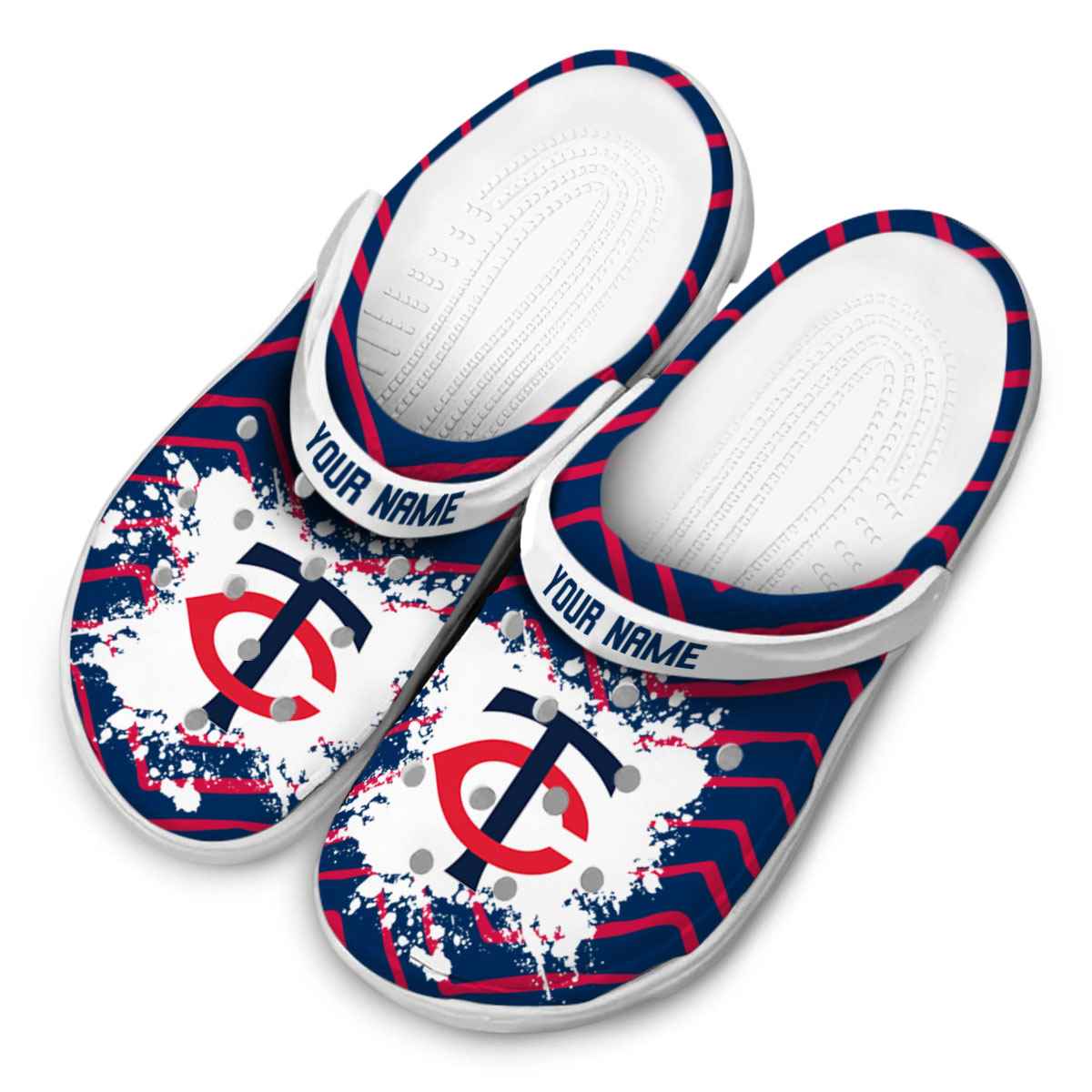 Merchidea Minnesota Twins MLB Sport Crocs Crocband Clogs Shoes Comfortable For Men Women and Kids
