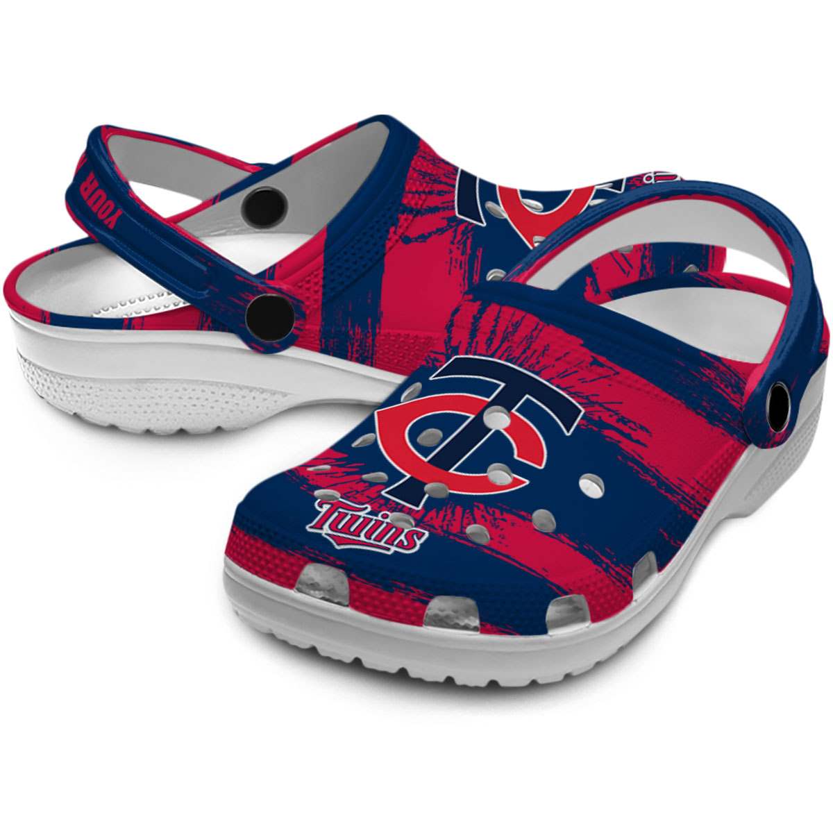 Merchidea Minnesota Twins MLB Sport Crocs Crocband Clogs Shoes Comfortable For Men Women and Kids
