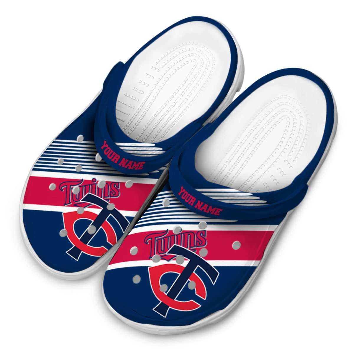 Merchidea Minnesota Twins MLB Sport Crocs Crocband Clogs Shoes Comfortable For Men Women and Kids