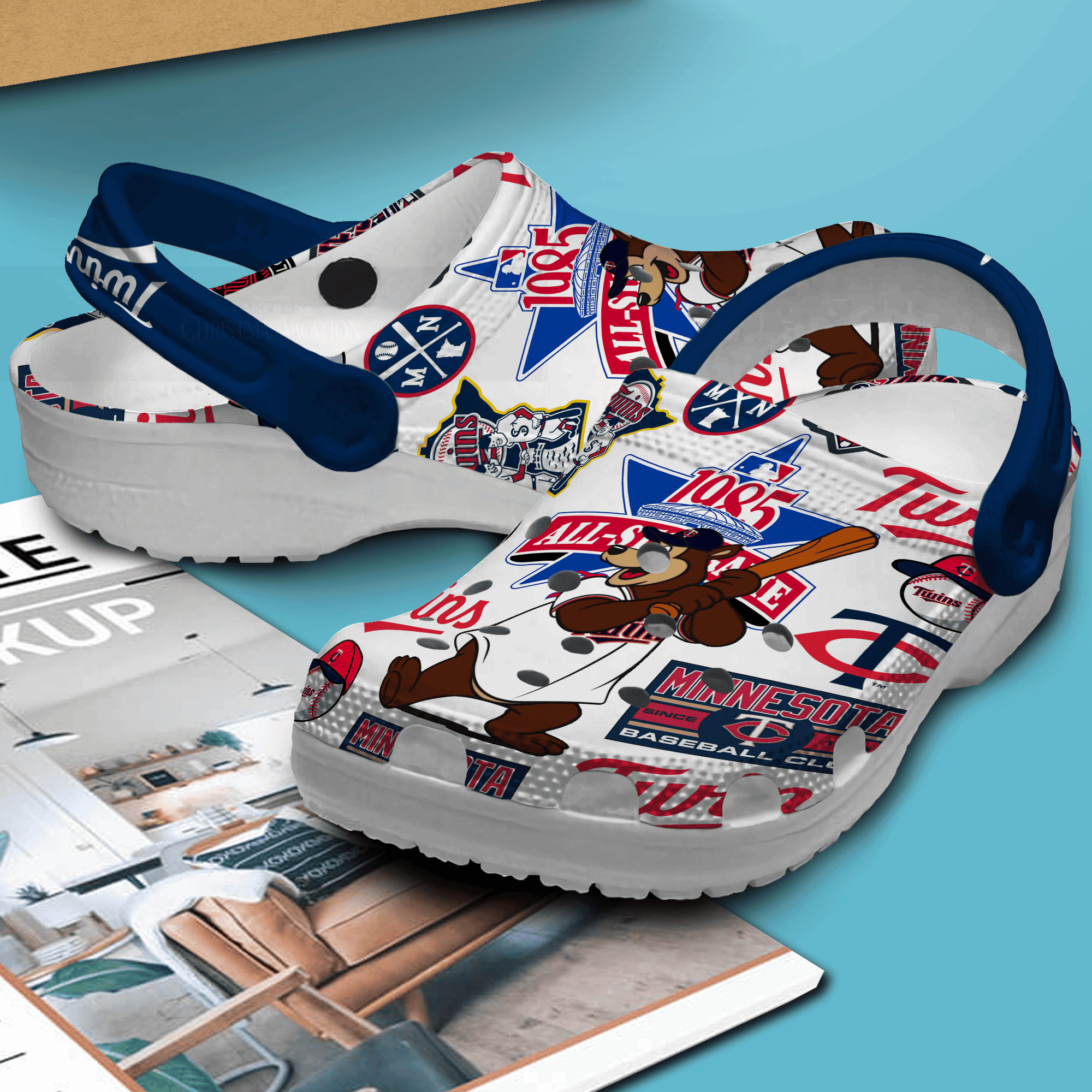 Merchidea Minnesota Twins MLB Sport Crocs Crocband Clogs Shoes Comfortable For Men Women and Kids