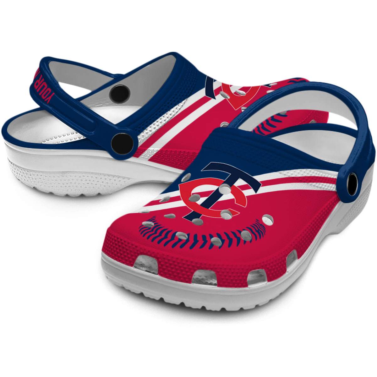 Merchidea Minnesota Twins MLB Sport Crocs Crocband Clogs Shoes Comfortable For Men Women and Kids