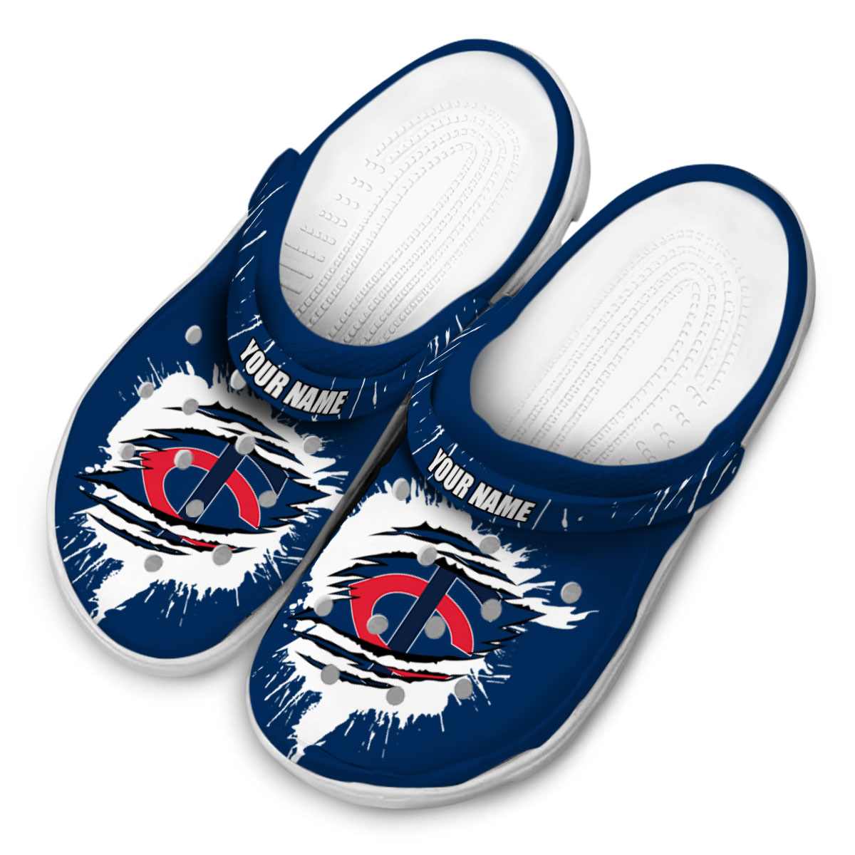 Merchidea Minnesota Twins MLB Sport Crocs Crocband Clogs Shoes Comfortable For Men Women and Kids