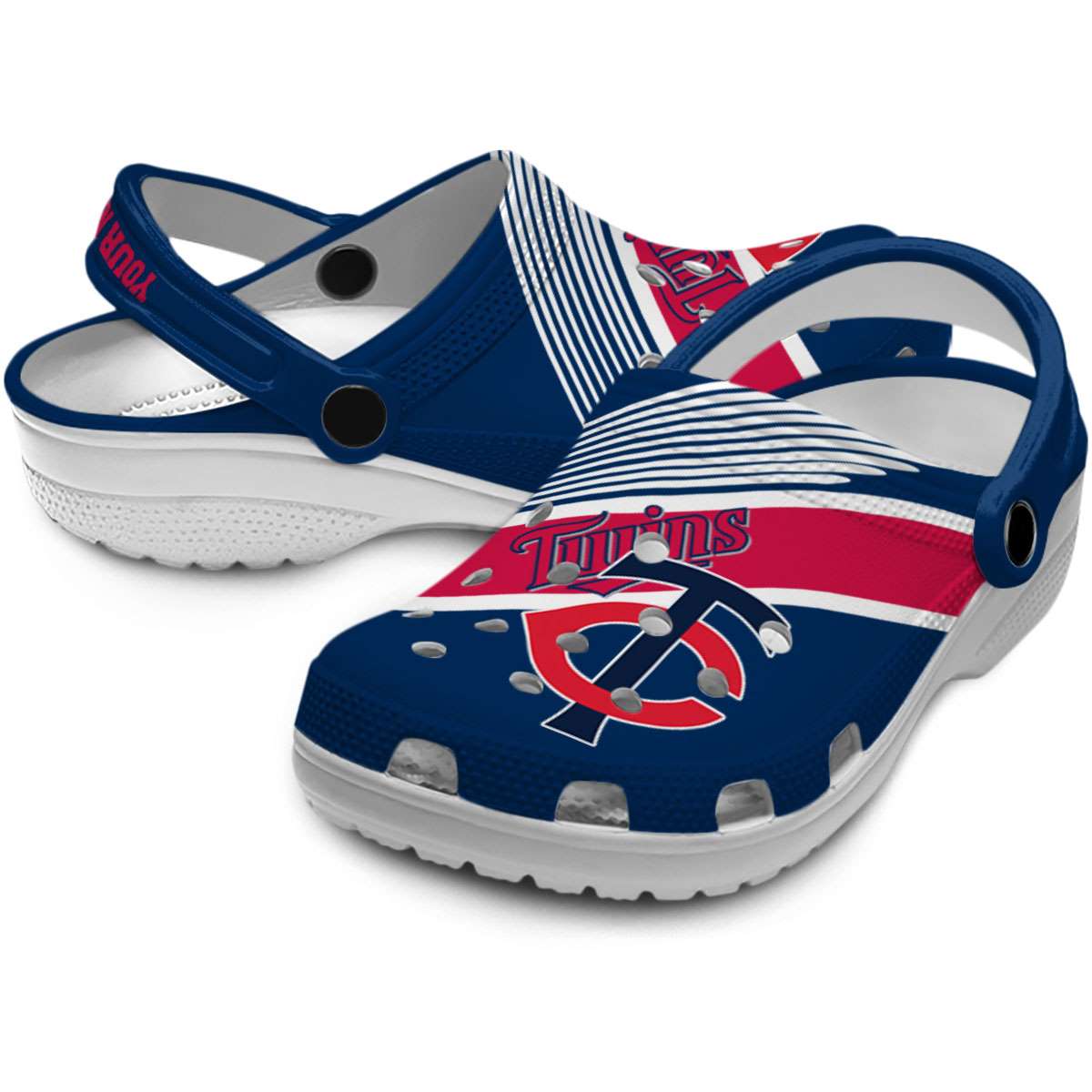Merchidea Minnesota Twins MLB Sport Crocs Crocband Clogs Shoes Comfortable For Men Women and Kids