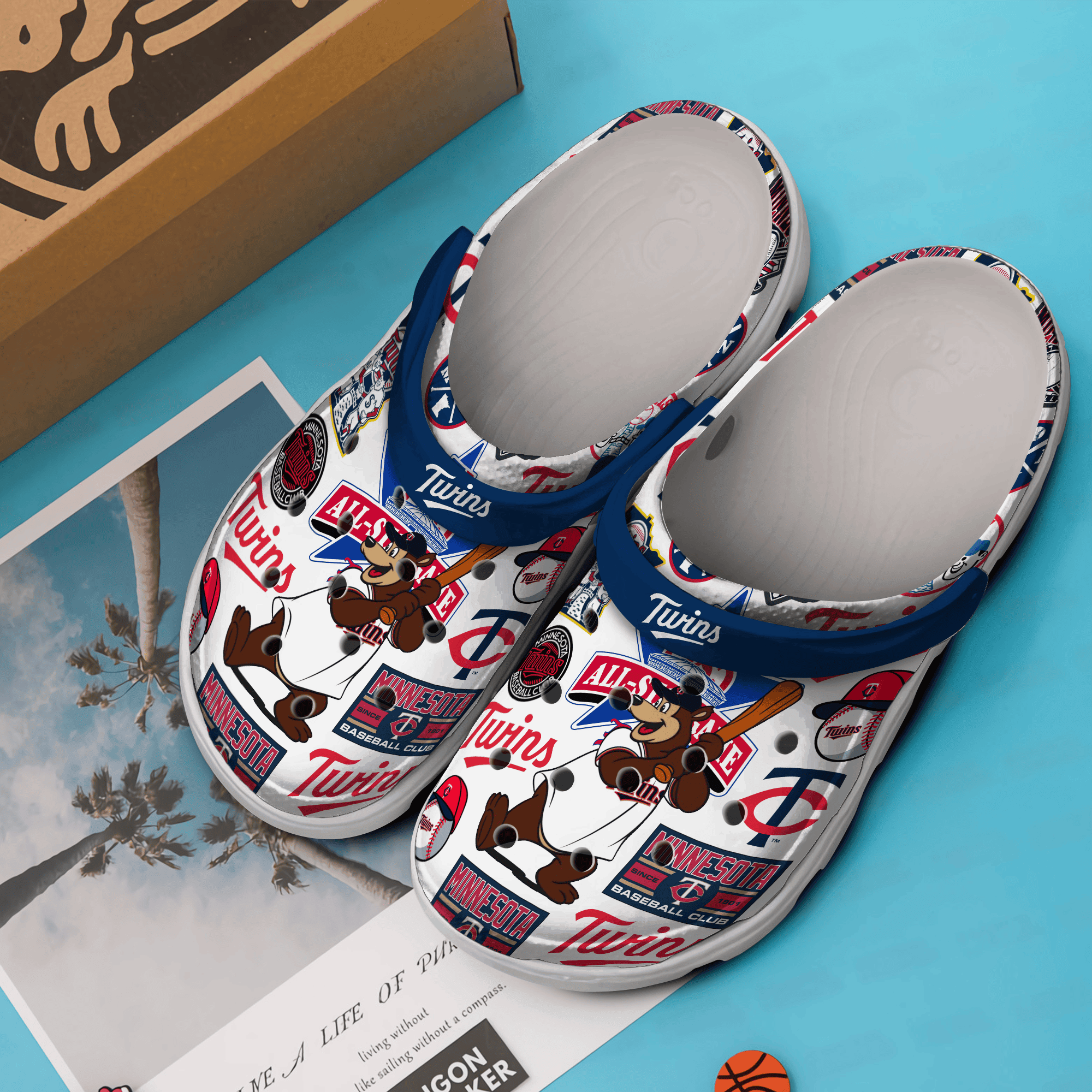 Merchidea Minnesota Twins MLB Sport Crocs Crocband Clogs Shoes Comfortable For Men Women and Kids