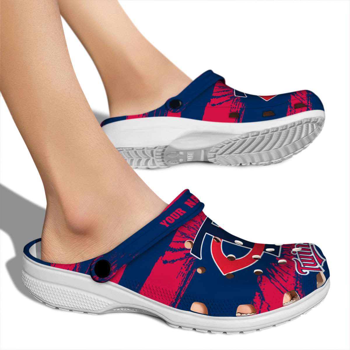 Merchidea Minnesota Twins MLB Sport Crocs Crocband Clogs Shoes Comfortable For Men Women and Kids