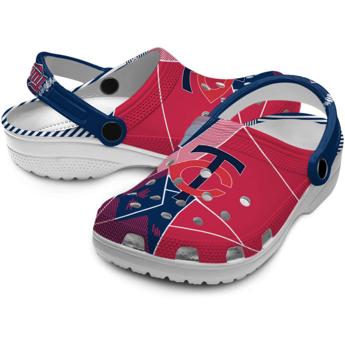 Merchidea Minnesota Twins MLB Sport Crocs Crocband Clogs Shoes Comfortable For Men Women and Kids