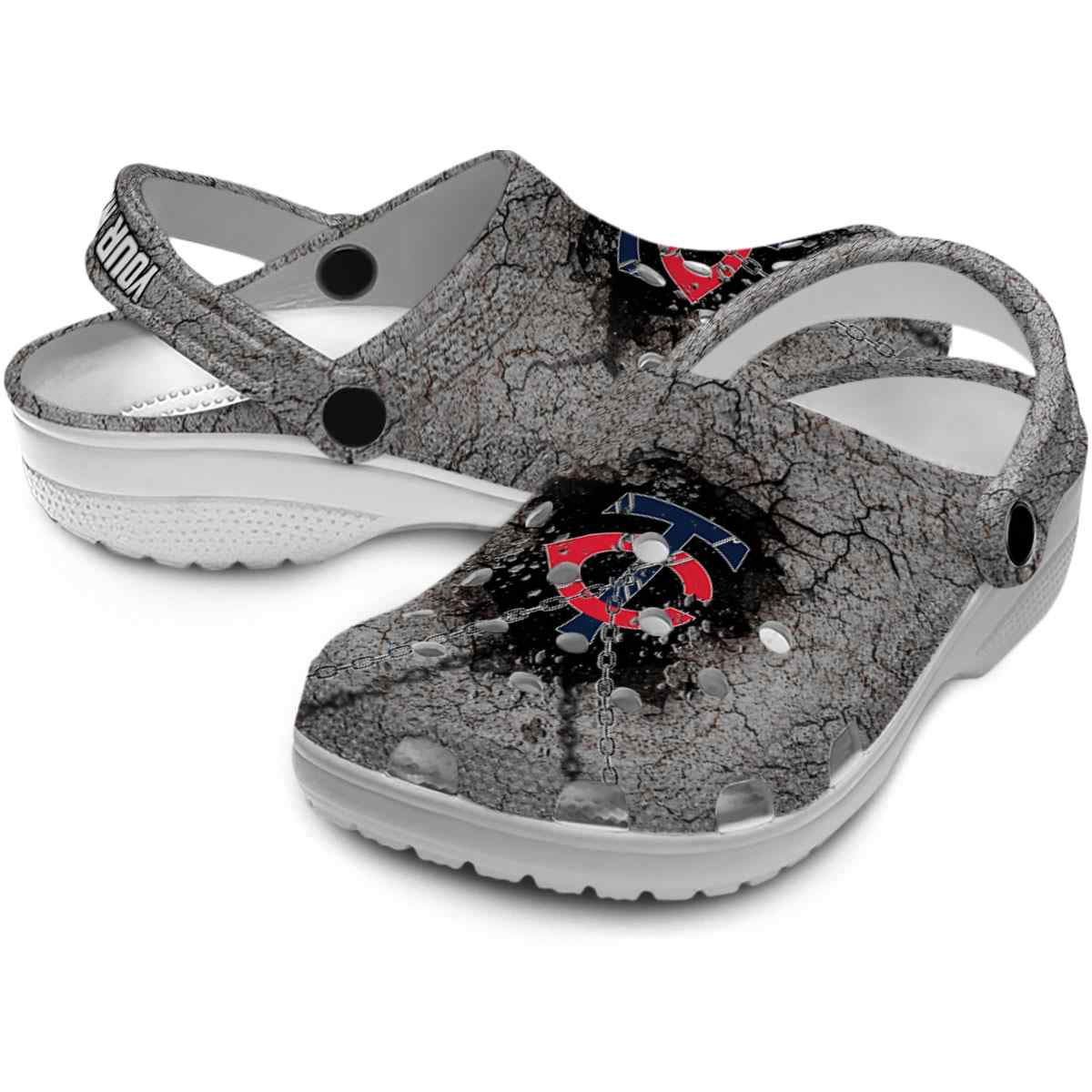 Merchidea Minnesota Twins MLB Sport Crocs Crocband Clogs Shoes Comfortable For Men Women and Kids