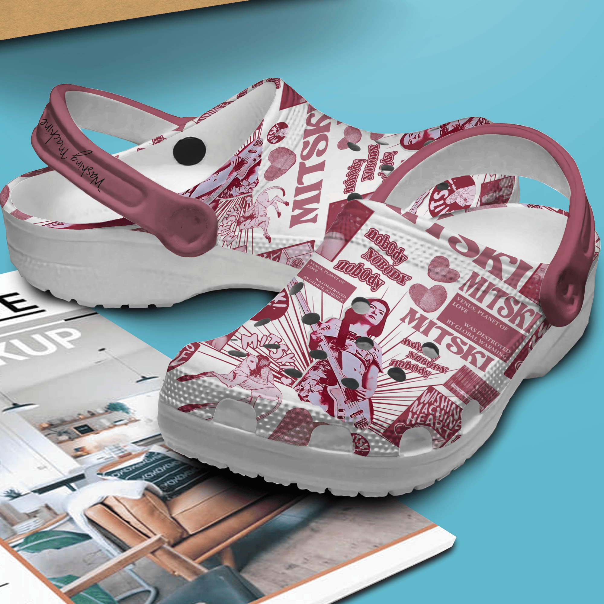 Merchidea Mitski Music Crocs Crocband Clogs Shoes Comfortable For Men Women and Kids