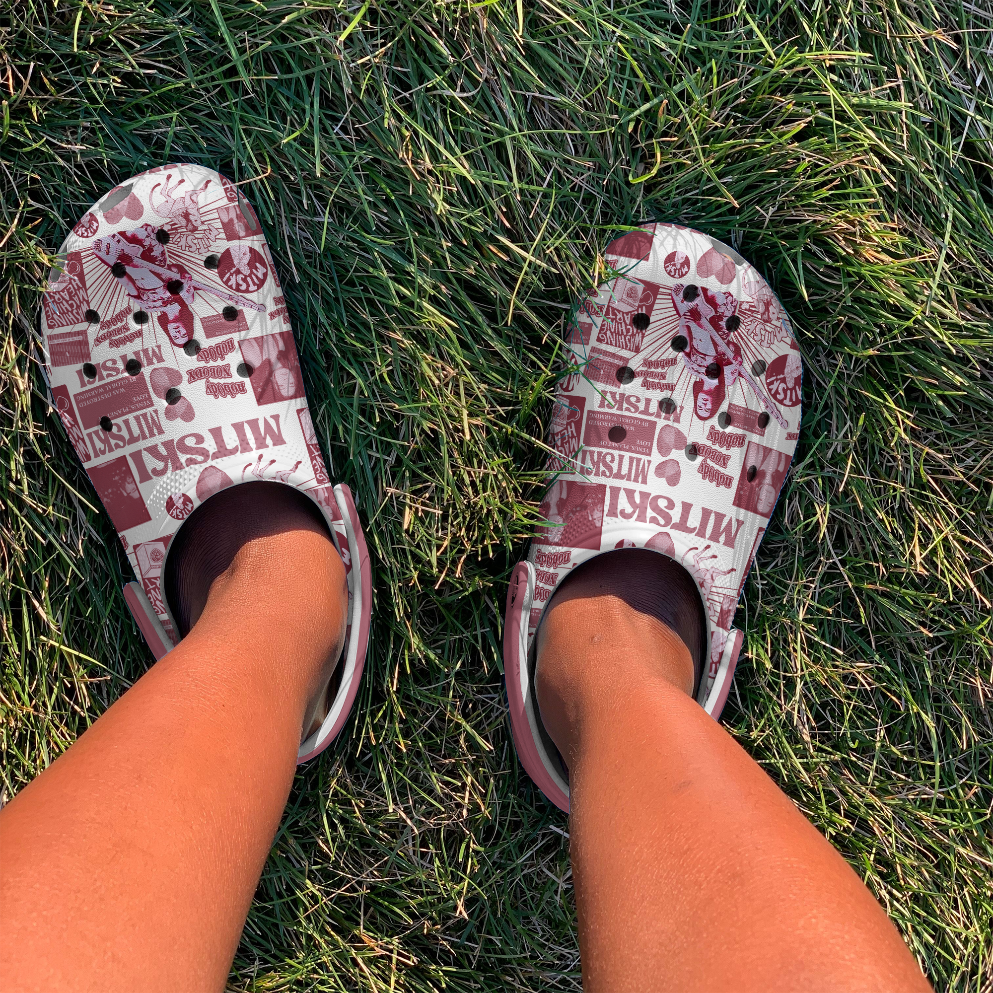 Merchidea Mitski Music Crocs Crocband Clogs Shoes Comfortable For Men Women and Kids