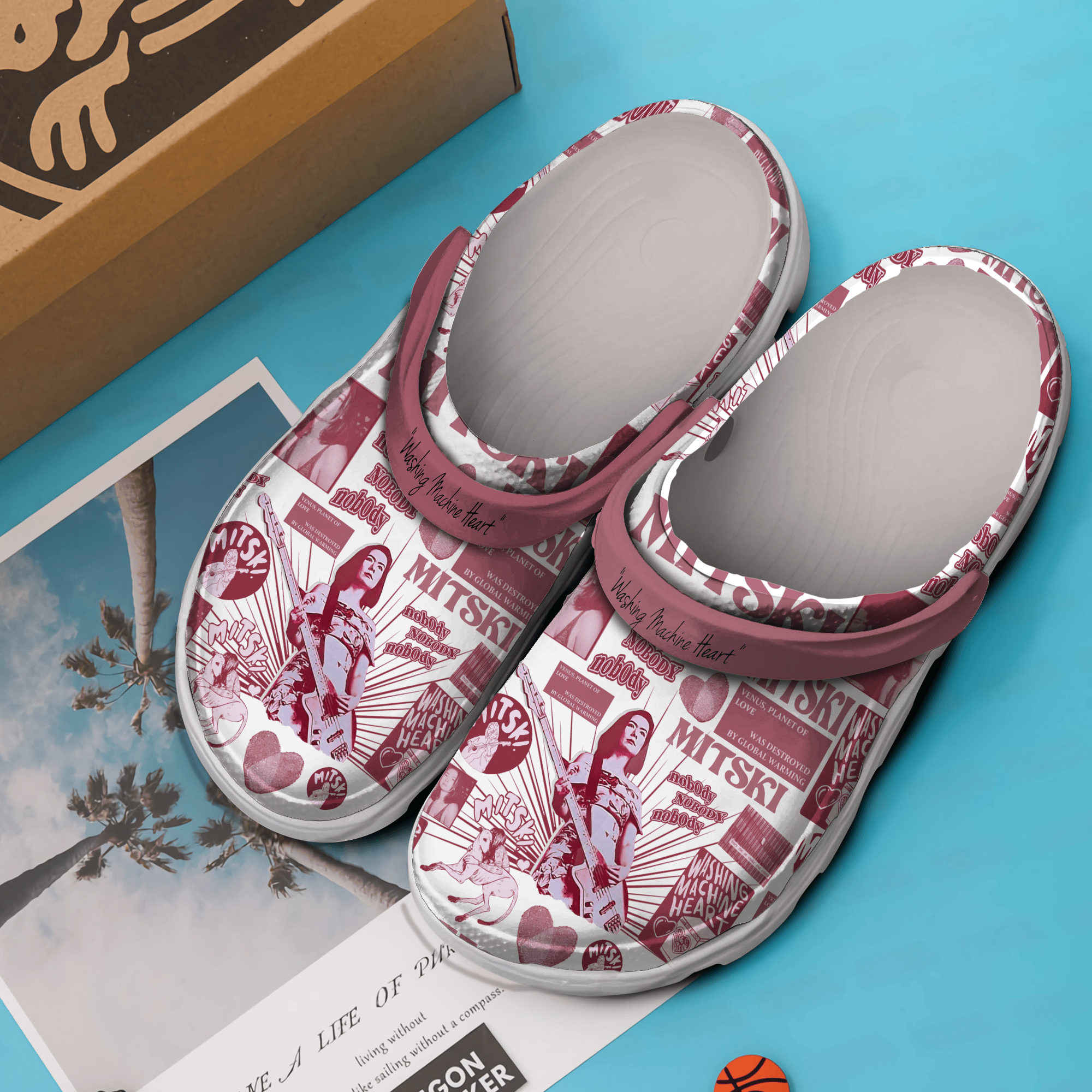 Merchidea Mitski Music Crocs Crocband Clogs Shoes Comfortable For Men Women and Kids