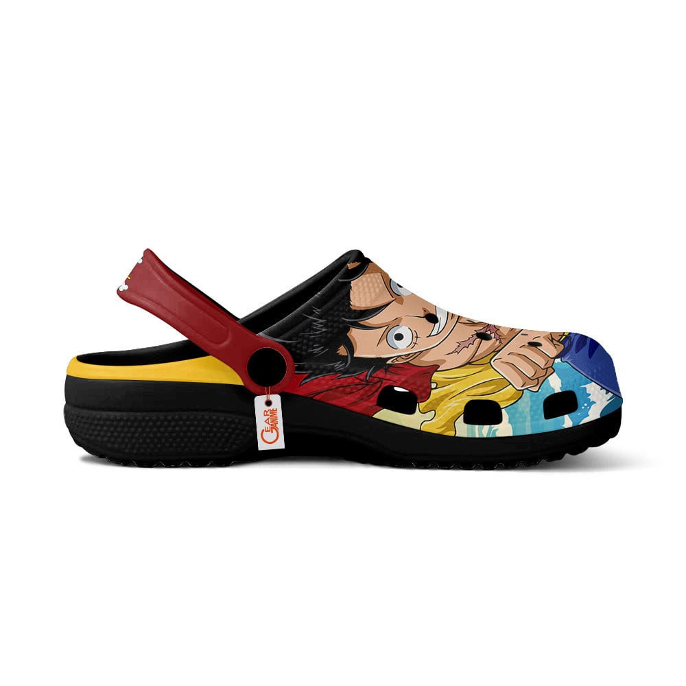 Merchidea Monkey D. Luffy and Yamato One Piece Anime Crocs Crocband Clogs Shoes Comfortable For Men Women and Kids
