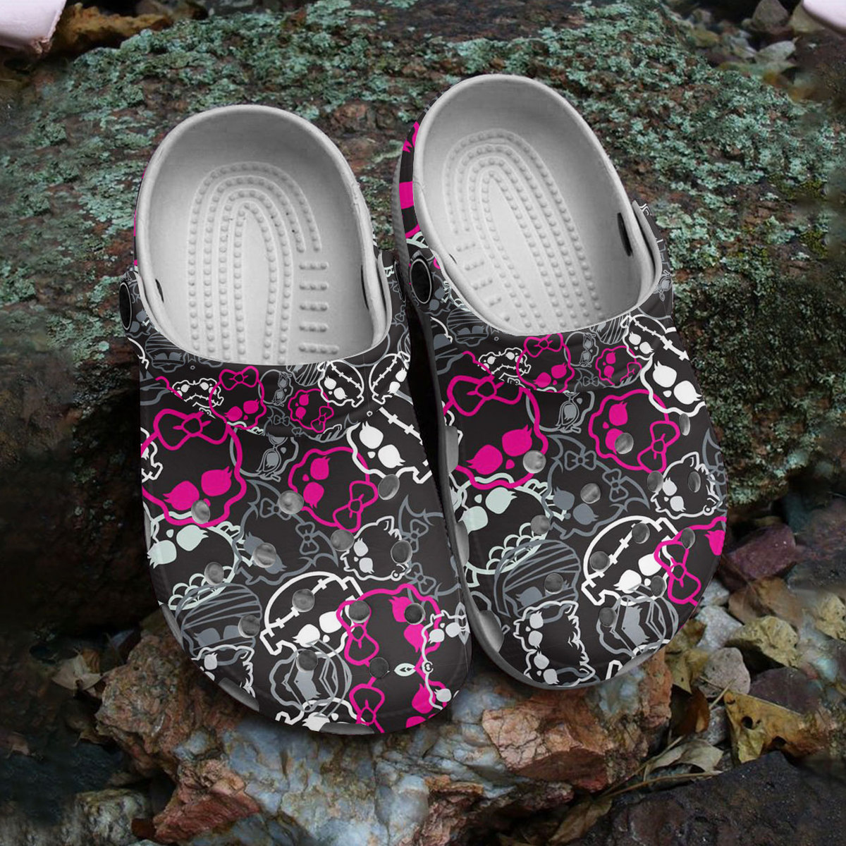 Merchidea Monster High TV Series Crocs Crocband Clogs Shoes Comfortable For Men Women and Kids
