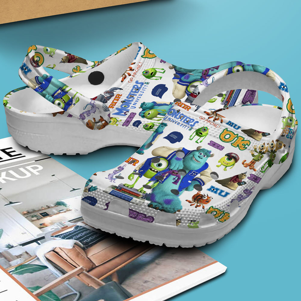 Merchidea Monsters University Movie Crocs Crocband Clogs Shoes Comfortable For Men Women and Kids