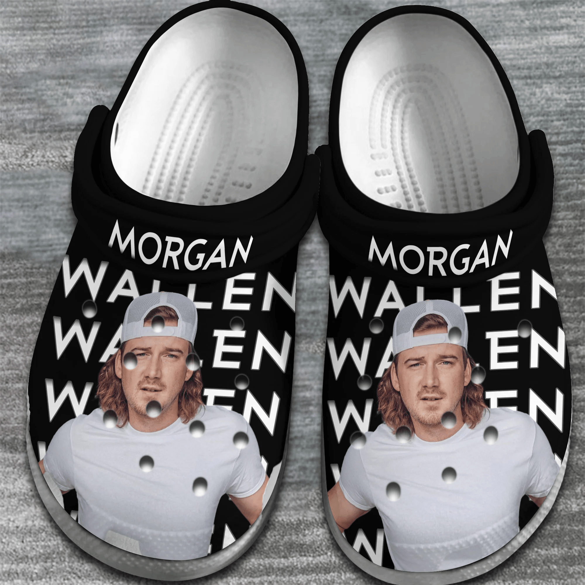 Merchidea Morgan Wallen Music Crocs Crocband Clogs Shoes Comfortable For Men Women and Kids