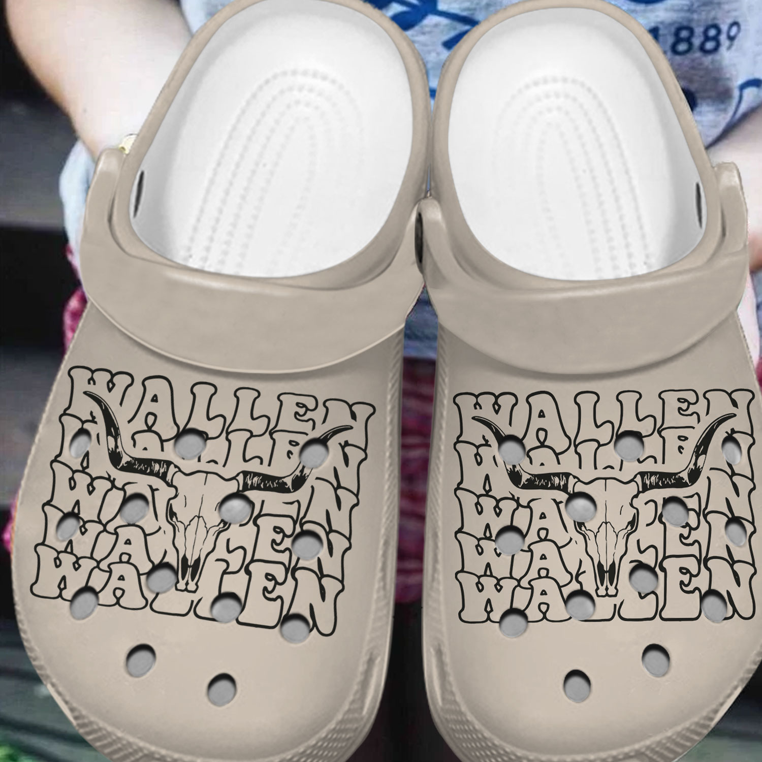 Merchidea Morgan Wallen Music Crocs Crocband Clogs Shoes Comfortable For Men Women and Kids