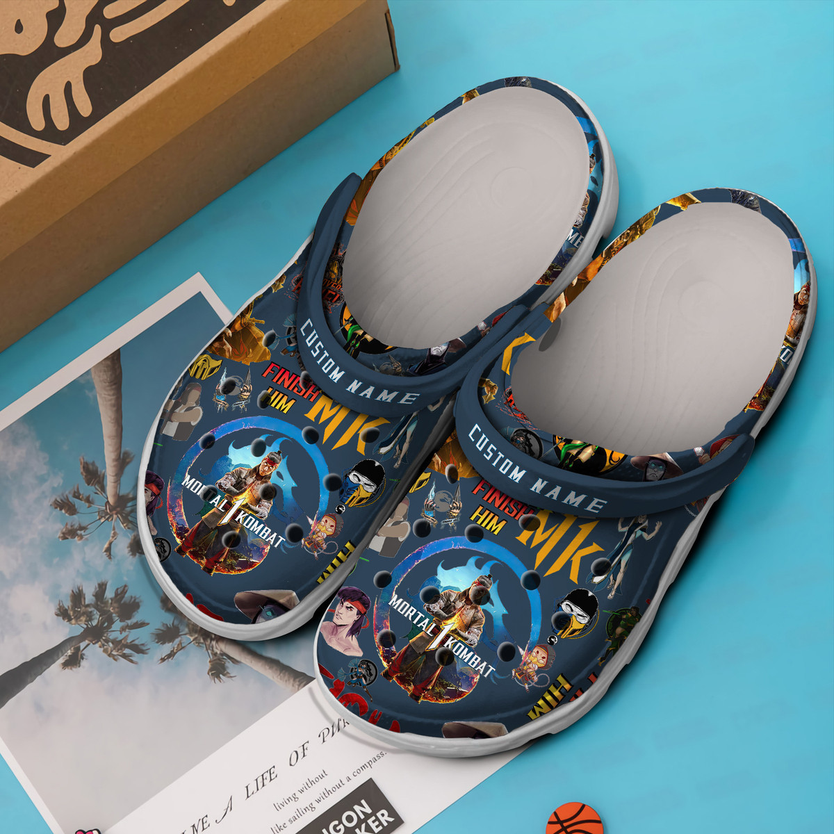 Merchidea Mortal Kombat Game Crocs Crocband Shoes Clogs For Men Women and Kids