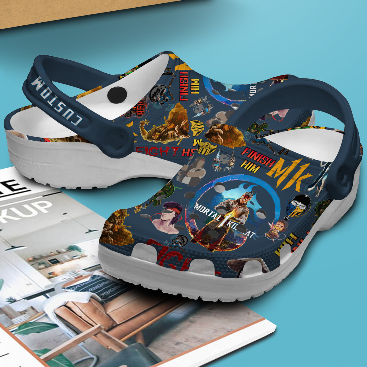 Merchidea Mortal Kombat Game Crocs Crocband Shoes Clogs For Men Women and Kids