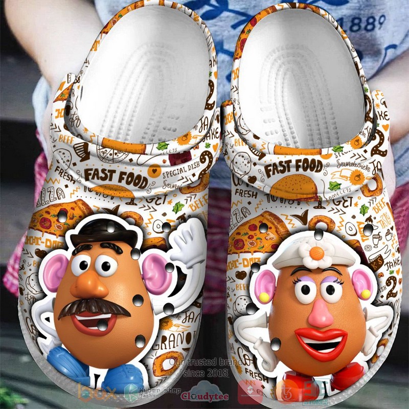 Merchidea Mr Potato Head and His Wife Toy Story Cartoon Crocs Crocband Clogs Shoes Comfortable For Men Women and Kids