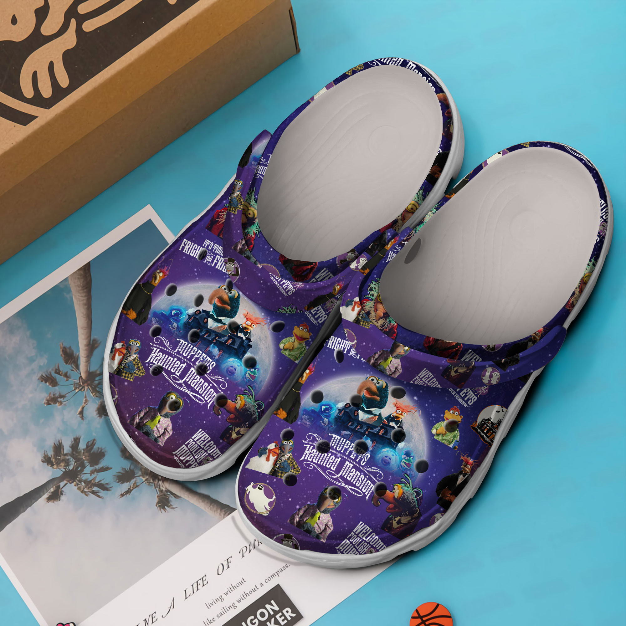 Merchidea Muppets Haunted Mansion Movie Crocs Crocband Clogs Shoes Comfortable For Men Women and Kids