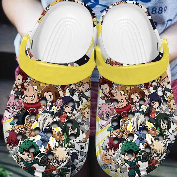 Merchidea My Hero Academia Anime Crocs Crocband Clogs Shoes Comfortable For Men Women and Kids