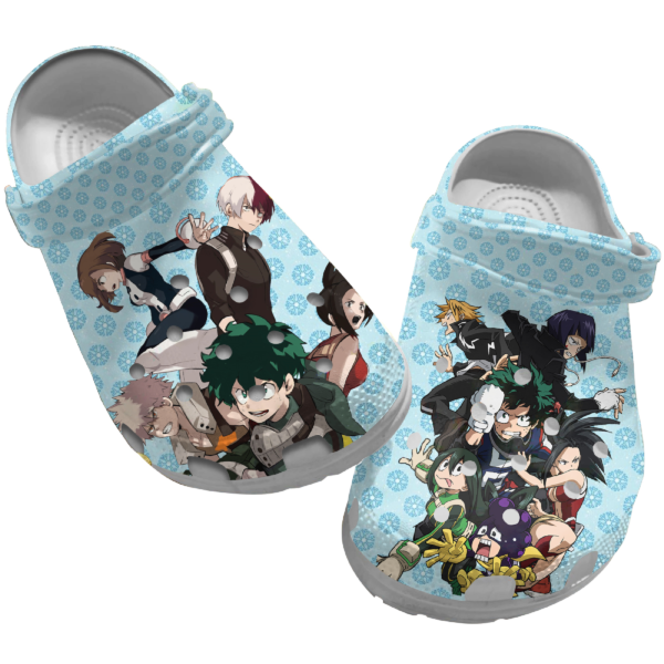 Merchidea My Hero Academia Anime Crocs Crocband Clogs Shoes Comfortable For Men Women and Kids