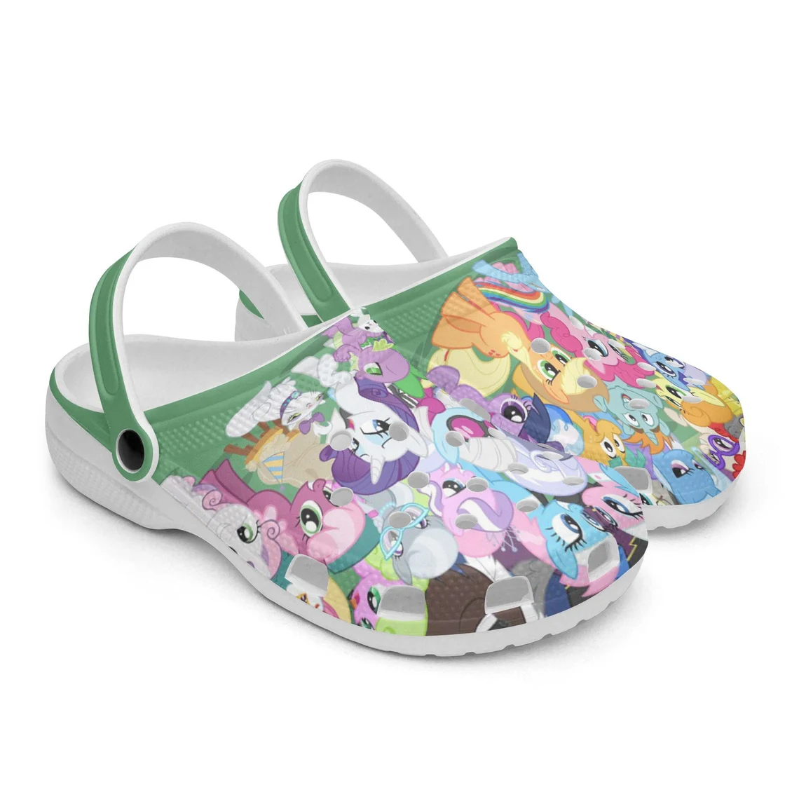 Merchidea My Little Pony Dash Cartoon Crocs Crocband Shoes Clogs Custom Name For Men Women and Kids