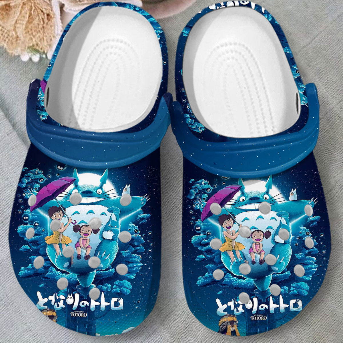 Merchidea My Neighbor Totoro Anime Crocs Crocband Clogs Shoes Comfortable For Men Women and Kids