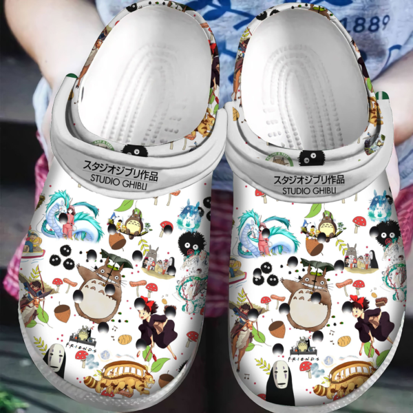 Merchidea My Neighbor Totoro Anime Crocs Crocband Clogs Shoes Comfortable For Men Women and Kids