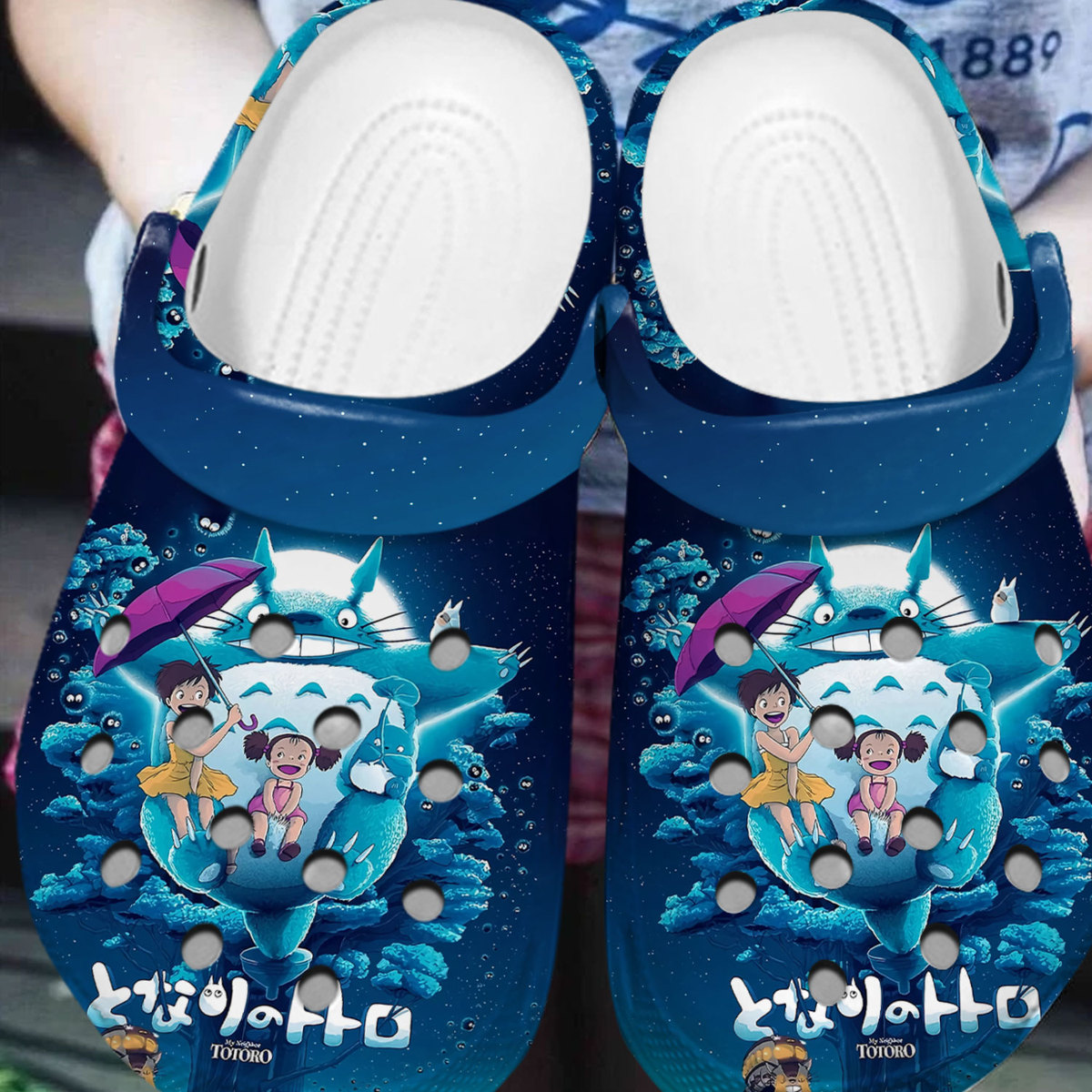 Merchidea My Neighbor Totoro Anime Crocs Crocband Clogs Shoes Comfortable For Men Women and Kids