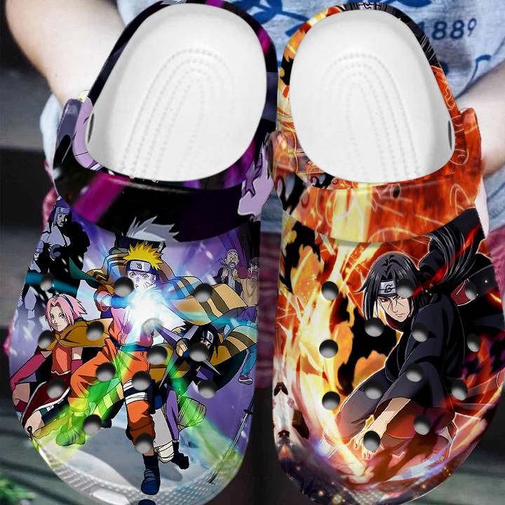 Merchidea Naruto Anime Crocs Crocband Clogs Shoes Comfortable For Men Women and Kids