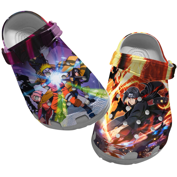 Merchidea Naruto Anime Crocs Crocband Clogs Shoes Comfortable For Men Women and Kids