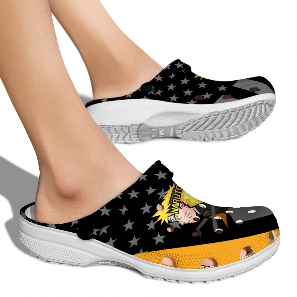 Merchidea Naruto Anime Crocs Crocband Clogs Shoes Comfortable For Men Women and Kids