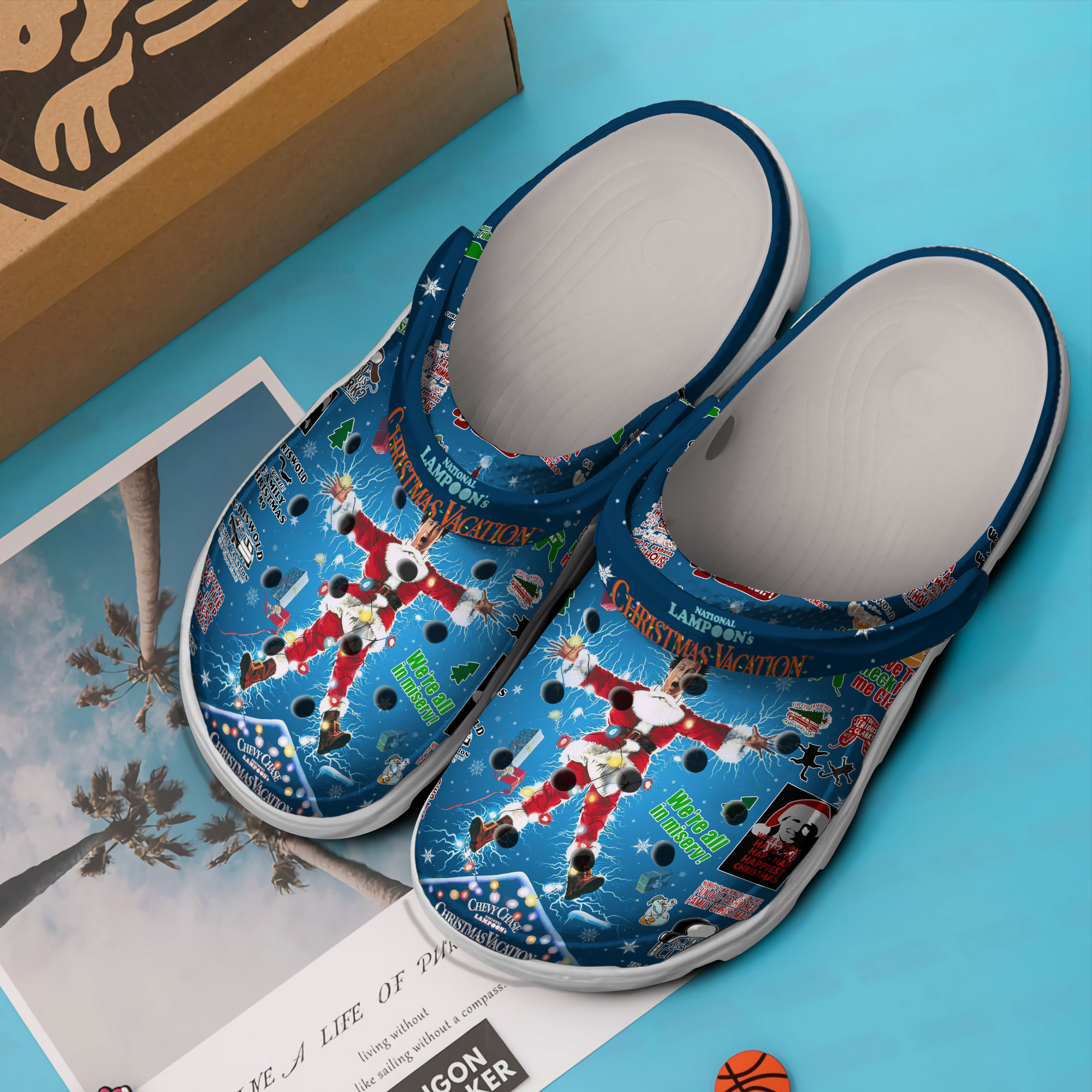 Merchidea National Lampoon's Christmas Vacation Movie Crocs Crocband Clogs Shoes Comfortable For Men Women and Kids